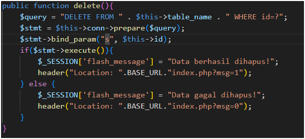 Mahasiswa Class Part 4