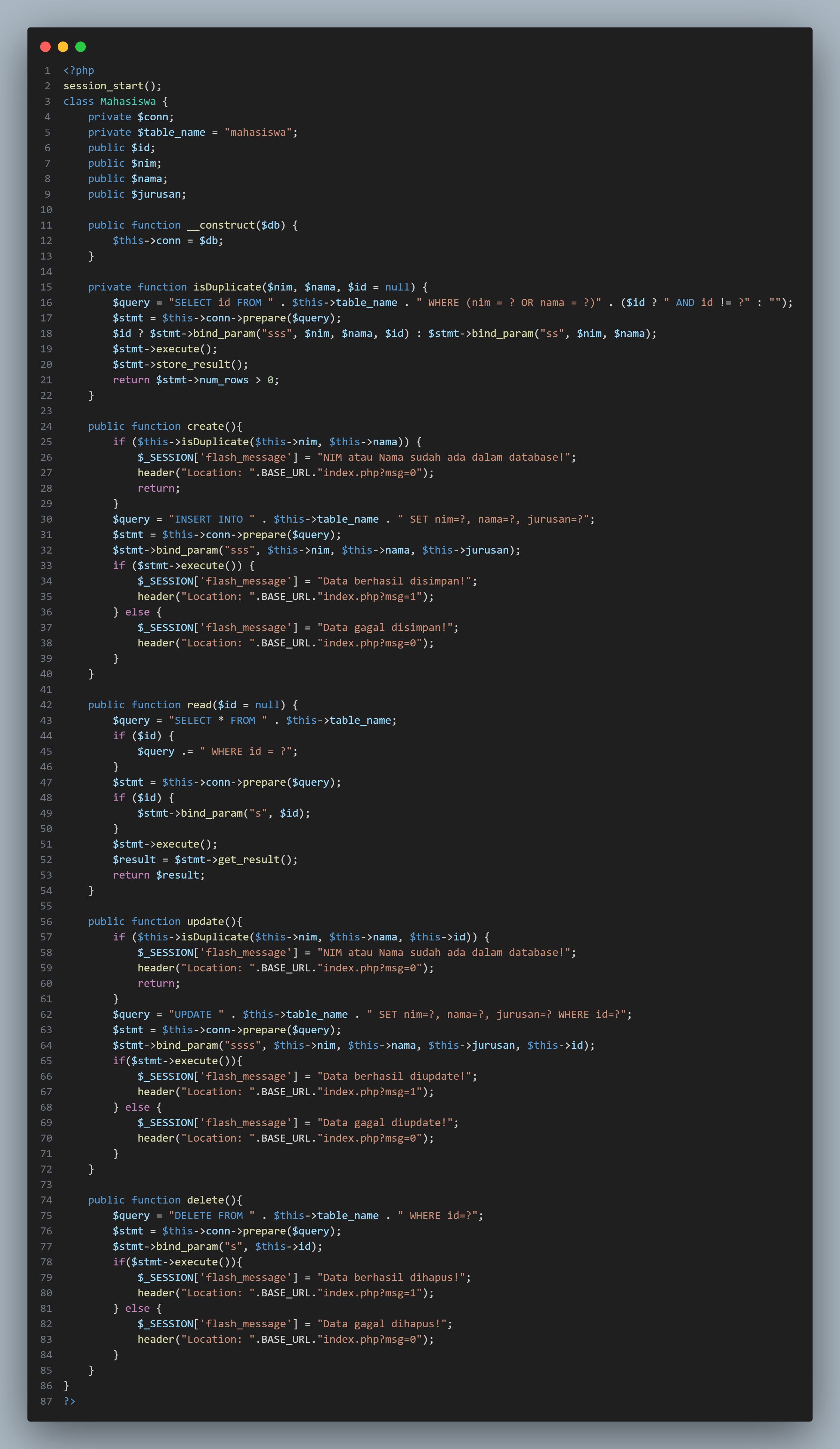 Edit Form Screenshot