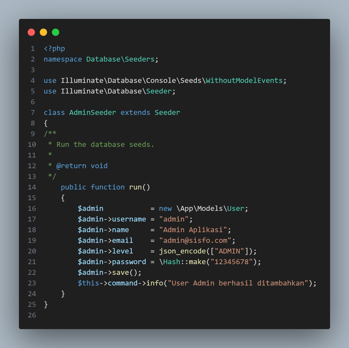 Mahasiswa Class Part 3