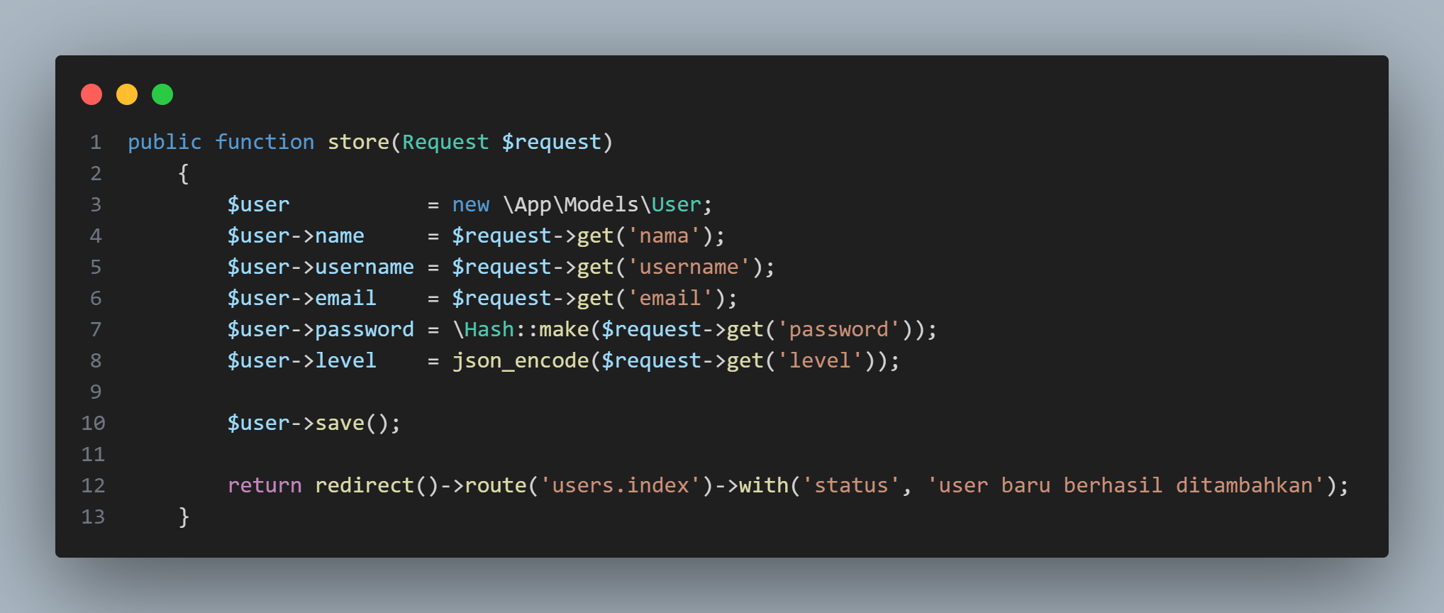 Mahasiswa Class Part 2